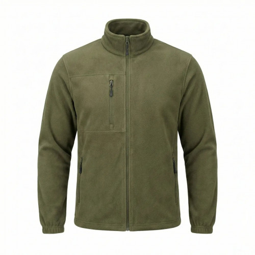 Кофта чоловіча флісова зимова чорна, фліска тепла щільна, толстовка чоловіча. (арт. 5880)