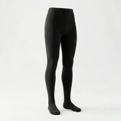 Жіночі теплі колготки на хутрі чорні, щільні зимові термоколготи з начосом (S, M, L, XL, 2XL) 4