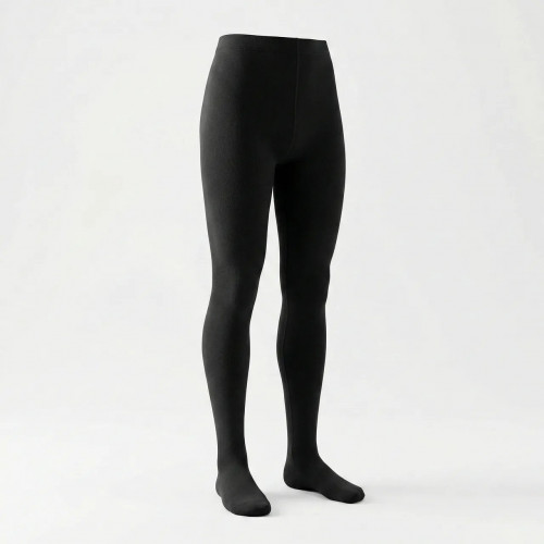 Женские теплые колготки на меху черные, плотные зимние термоколготы с начесом (S, M, L, XL, 2XL) 3 (арт. 8697)