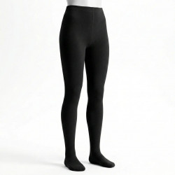 Жіночі теплі колготки на хутрі чорні, щільні зимові термоколготи з начосом (S, M, L, XL, 2XL) 2