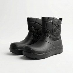 Жіночі зимові черевики-бурки Dago на липучці. Теплі короткі дутики на хутрі (37-41 р)