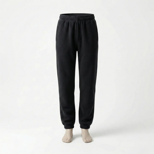 Мужские спортивные штаны Турция 48-54 р, черные трикотажные брюки на манжетах, джоггеры с карманами