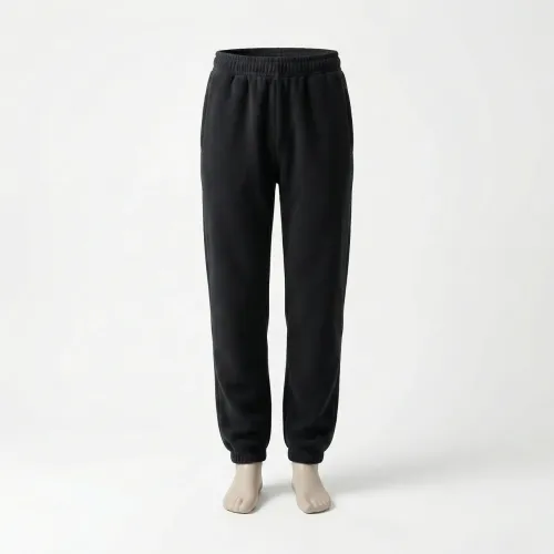 Чоловічі спортивні штани Туреччина 48-54 р, чорні трикотажні брюки на манжетах, джогери з кишенями