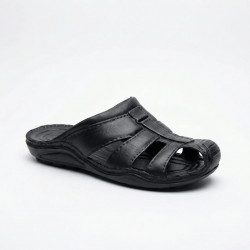 Сабо чоловічі чорні піна ЕВА (крокси). Легкі літні шльопанці для саду та роботи 40-45