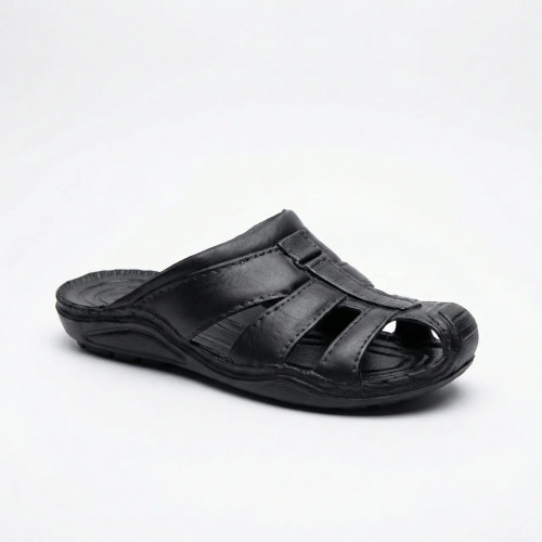 Сабо чоловічі чорні піна ЕВА (крокси). Легкі літні шльопанці для саду та роботи 40-45