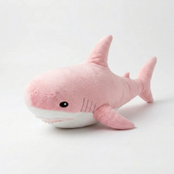 Мягкая игрушка Акула IKEA 100 см розовая, большая плюшевая подушка-обнимашка для девочки