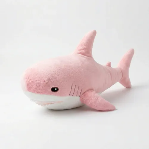 М'яка іграшка Акула IKEA 100 см рожева, велика плюшева подушка-обіймашка для дівчинки