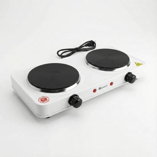 Електроплита DOMOTEC MS-5822 (дискова на 2 конфорки/2Д)