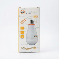 Акумуляторна лампочка WL  801 20 W (65 ват) з батарейкою на 1500 mAh 6500 К, аварійна лампочка