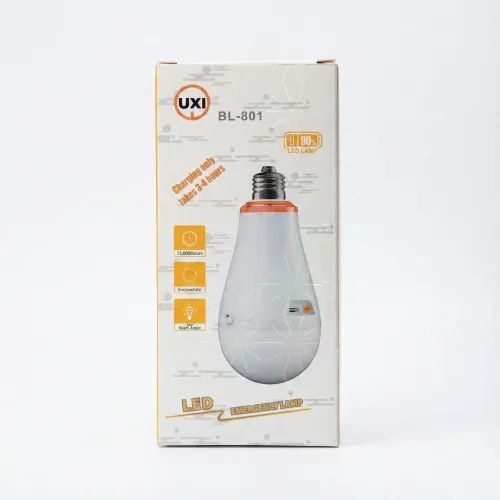 Акумуляторна лампочка WL  801 20 W (65 ват) з батарейкою на 1500 mAh 6500 К, аварійна лампочка