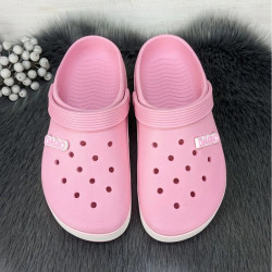 Кроксі 3741 розмер пена розовіе шлепки