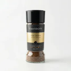 Кава розчинна Davidoff Fine Aroma 100 г (скляна банка) | 100% Арабіка, М'яка, Елітна