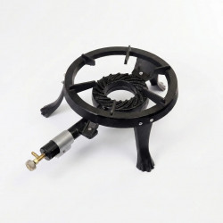 Чавунна газова плита 7 кВт ГБ-23. Потужний промисловий пальник під казан та автоклав