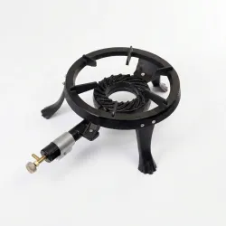 Чавунна газова плита 7 кВт ГБ-23. Потужний промисловий пальник під казан та автоклав