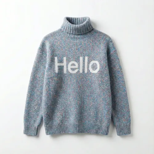 Жіночий теплий светр Hello під горло (48-50). В'язаний зимовий гольф меланж