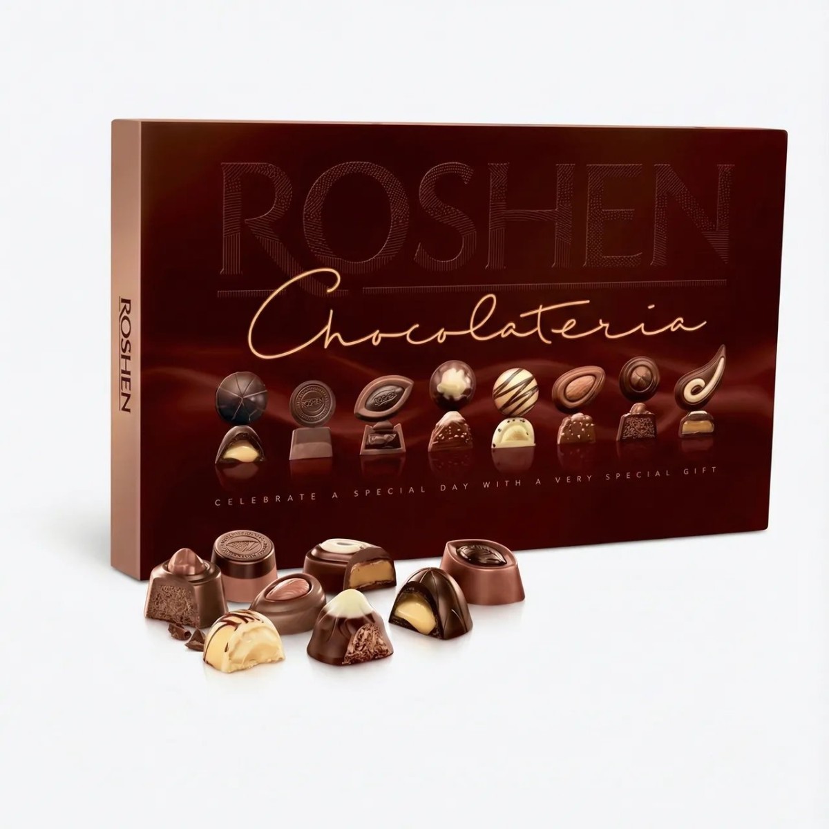 Шоколадні цукерки Roshen Chocolateria Ассорти 256 г гр (арт. 4484)