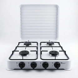 Настільна газова плита (4 конфорки) MS-6604 біла