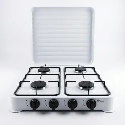Настільна газова плита (4 конфорки) MS-6604 біла