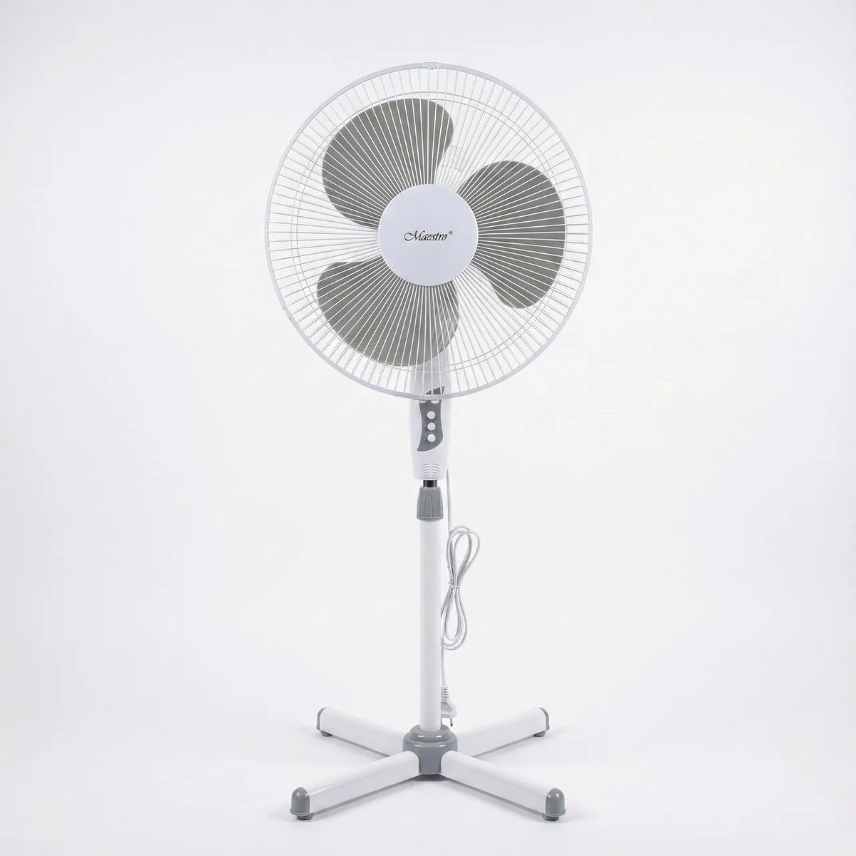 Підлоговий вентилятор Domotec MS-1621 Stand Fan, електровентилятор побутової потужності 40W (арт. 6888)