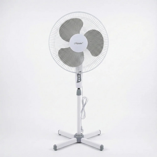 Підлоговий вентилятор Domotec MS-1621 Stand Fan, електровентилятор побутової потужності 40W
