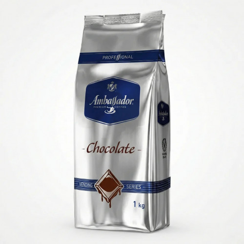 Горячий шоколад Ambassador Chocolate 1 кг. Растворимое какао для вендинга и дома (Германия)