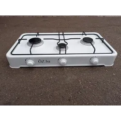 Настільна газова плита таганок Oz.ba на 3 конфорки