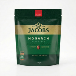 Кава розчинна Jacobs Monarch Signature 500 г | Велика м'яка упаковка, 250 чашок, Оригінал