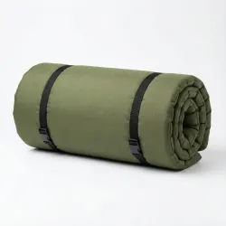 Матрац армійський топпер поролоновий 60х195х5 см вологостійкий Хакі