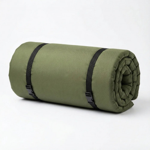 Матрас армейский топпер поролоновий 60х195х5 см водостойкий Хаки