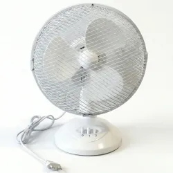 Настільний вентилятор WimpeX WX-901 (9 дюймів), компактний, 2 швидкості, білий