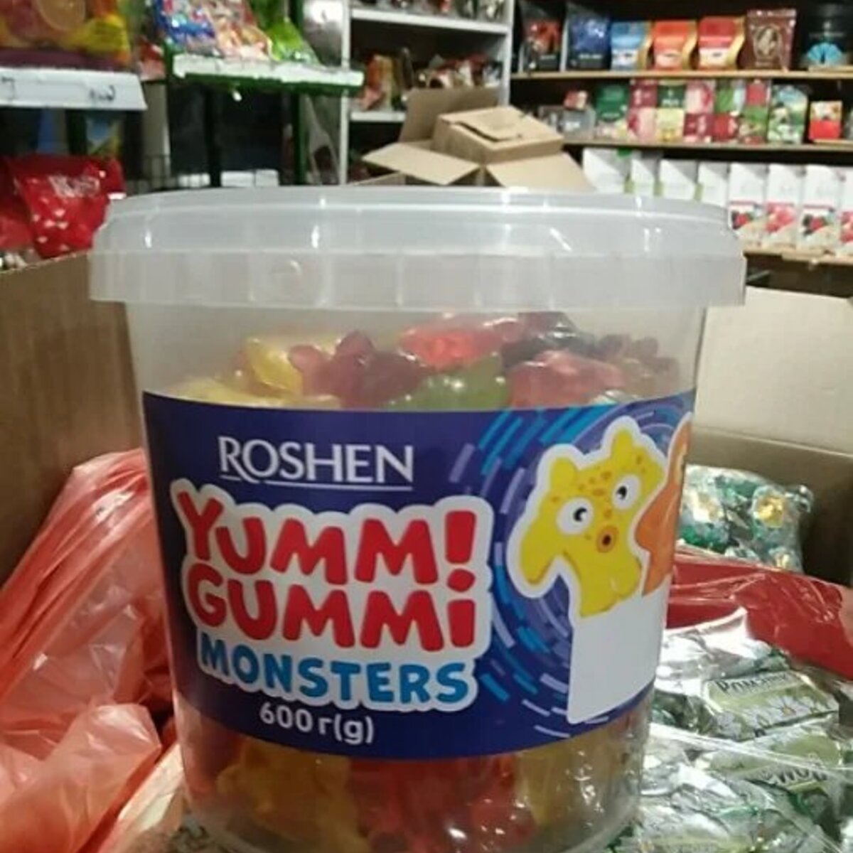 Конфеты Roshen Yumm Gumm monsters 600 гр (арт. 4481)