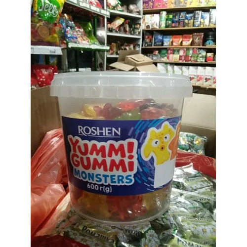 Конфеты Roshen Yumm Gumm monsters 600 гр