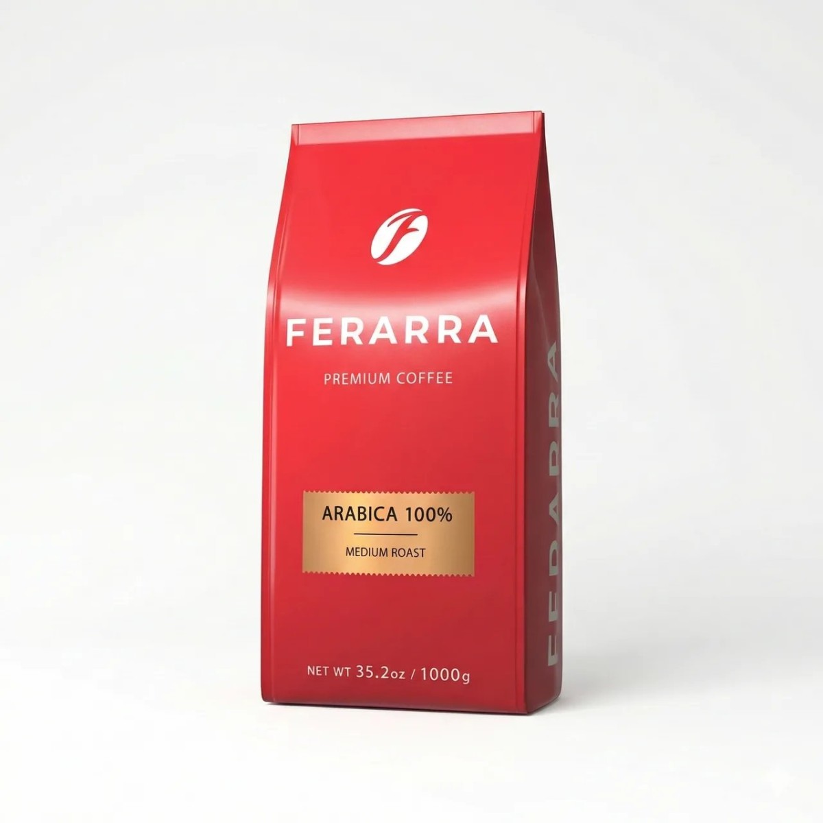 Кава в зернах Ferarra 100% Arabica 1 кг | Преміум арабіка середнього обсмажування, м'який смак (арт. 6325)