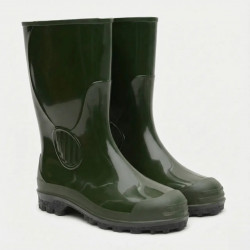Мужские резиновые сапоги Alisa Line (Зеленые). Высокие дождевики для огорода и рыбалки 41-47 размер
