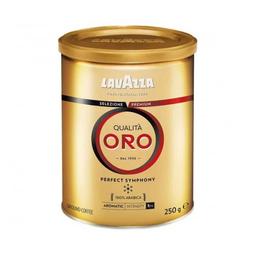 Кава мелена Lavazza Qualita Oro 250 грам в ж/б Банку