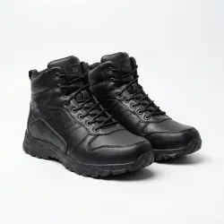 Чоловічі зимові черевики кросівки високі чорні еко-шкіра теплі Situo (р. 41-46)