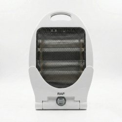 Кварцевый обогреватель RAF R.1190 (800 Вт). Портативный электрообогреватель для дома с защитой от падения