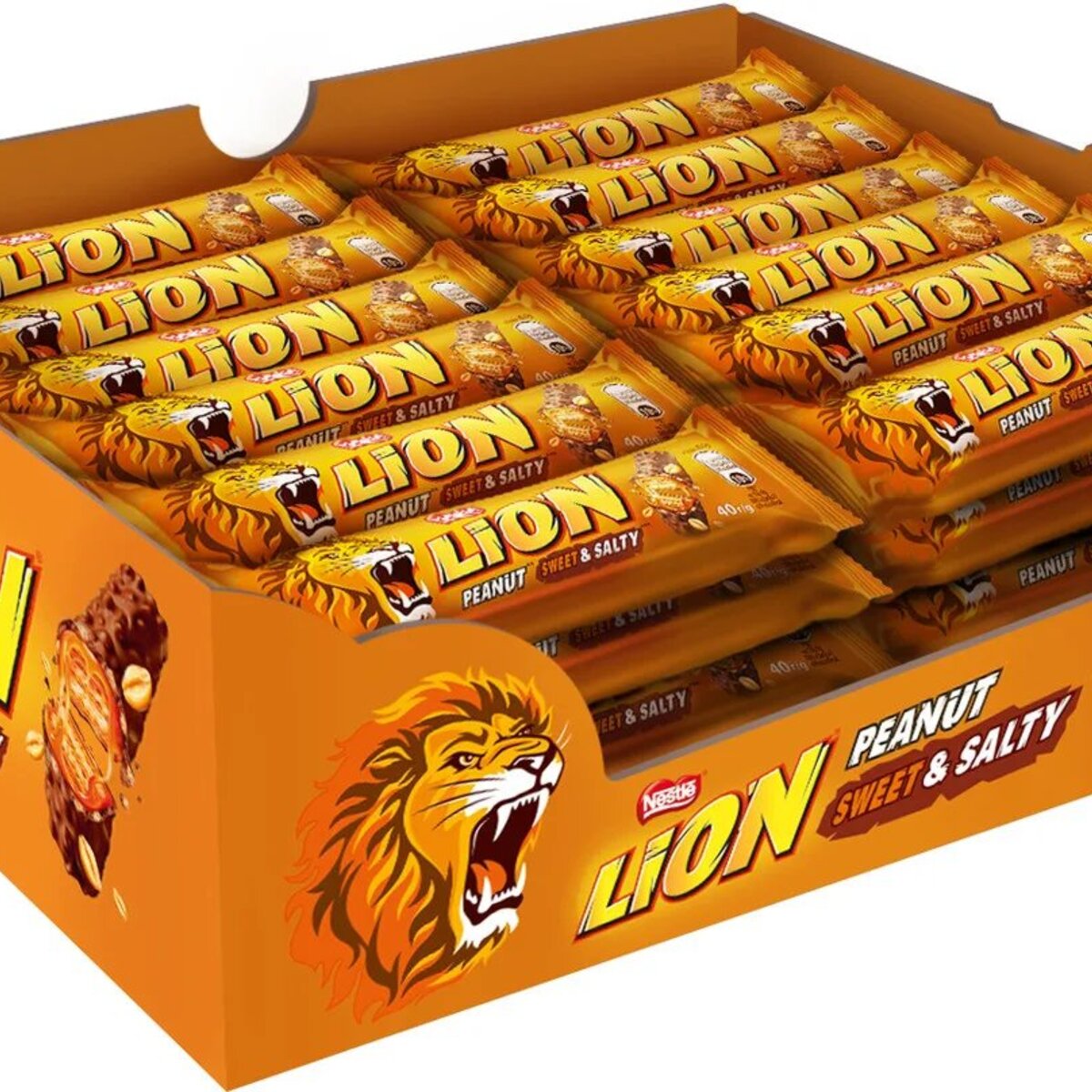 Упаковка батончиков Lion с арахисом 48 шт х 40 г (арт. 5142)