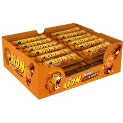 Упаковка батончиків Lion з арахісом 48 шт х 40 м