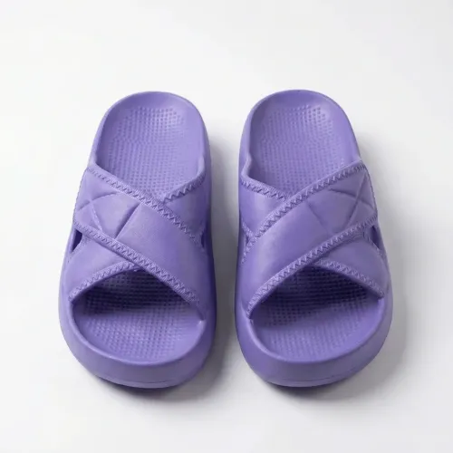 Шльопанці жіночі фіолетові Dago Style піна ЕВА. Легкі шльопки на платформі 37-41