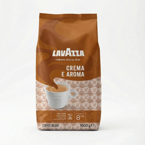 Кава в зернах Lavazza Crema e Aroma 1 кг оригінал, Італійська зернова кава Лавацца Крема Арома