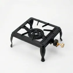 Чавунна газова плита 3.5 кВт ГБ-01. Потужний пальник під казан та автоклав (Промислова)