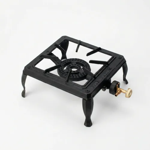 Чавунна газова плита 3.5 кВт ГБ-01. Потужний пальник під казан та автоклав (Промислова)