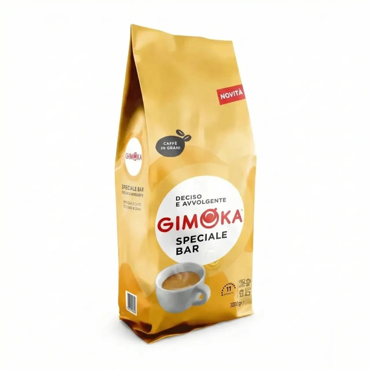 Кава в зернах Gimoka Speciale Bar 3 кг | Професійна кава для кав'ярень та вендингу, Італія (арт. 4348)