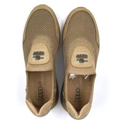 Кросівки сітка чоловічі Бежевий