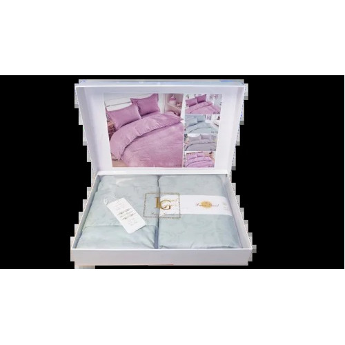 Постільна білизна в подарунковій коробці Laura Grand сімейства — Yukon — Biruza