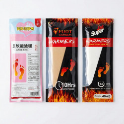 Термостельки одноразовые для ног 40-43 р. Jet Super, химические грелки в обувь (10 часов тепла)