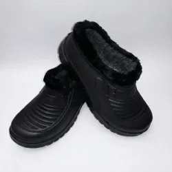 Чоловічі зимові калоші PROFI на хутрі (Піна ЕВА, Чорні) р. 41-45