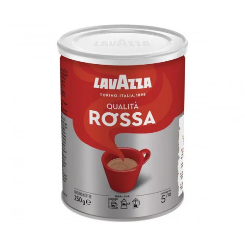 Кава мелена Lavazza Qualita Rossa 250 грам в ж/б Банку