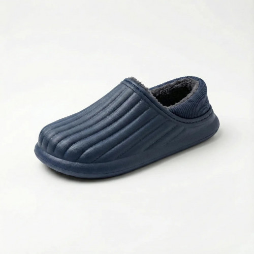 Мужские зимние галоши сабо утепленные на меху синие пена ЭВА для дома и дачи (41-45) (арт. 7943)